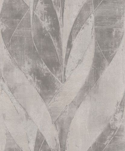Rasch Concrete wallpaper vines gray 520040