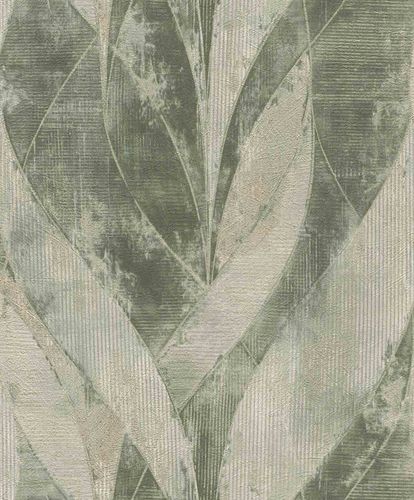 Rasch Concrete wallpaper vines green 520057