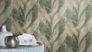 Rasch Concrete wallpaper vines green 520057 3