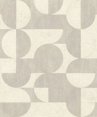 Rasch Concrete wallpaper graphic cream gray 521313