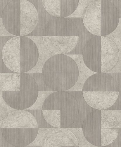 Rasch Concrete wallpaper concrete graphic gray taupe 521351