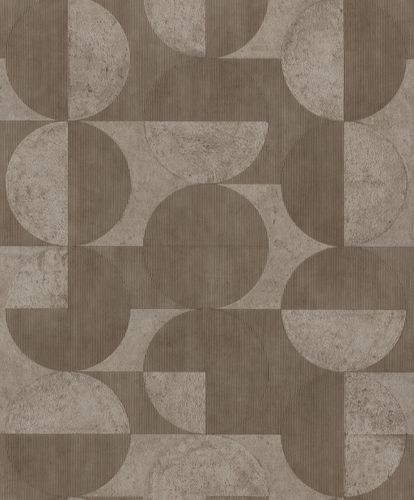 Rasch Concrete wallpaper concrete graphic brown 521368