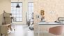 Rasch Concrete wallpaper plain lines beige 521467 2
