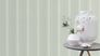 Rasch Non-Woven Wallpaper striped Green White 652123 3