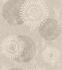 Rasch Non-Woven Wallpaper Concrete Cirlces Taupe Silver 2