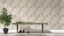 Rasch Non-Woven Wallpaper Concrete Cirlces Taupe Silver 3