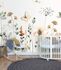 Wall mural Flowers Butterflies Green 253283 Rasch 1