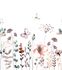 Wall mural Flowers Butterflies Purple 253290 Rasch 1