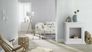 Non-woven wallpaper plain blue gray 252842 Rasch 4