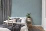 Non-woven wallpaper leaves blue silver metallic 38600-4 1