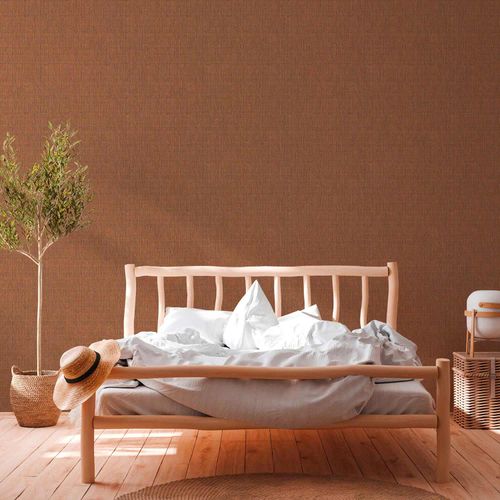 Non-woven wallpaper fabric red 38612-7