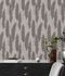 Non-woven wallpaper pampas grass grey black 38631-4 2