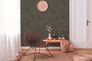 Non-woven wallpaper AS Creation Black Beige Herringbone 5