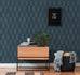 Non-woven wallpaper AS Creation Blue Bronze Geometric 4