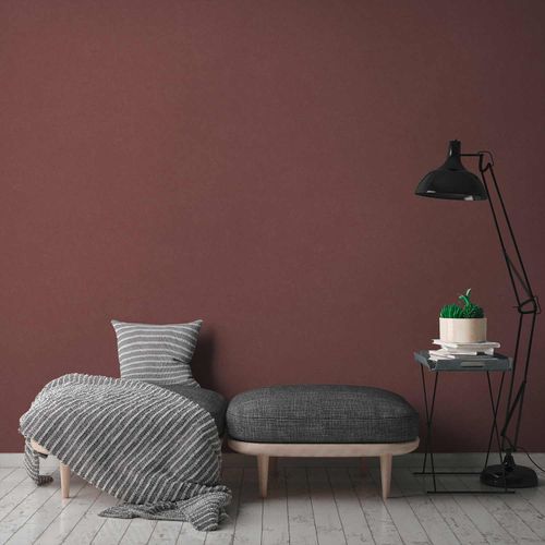Non-woven wallpaper AS Creation Red Uni 385945