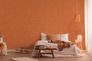 Non-woven wallpaper AS Creation Orange Gold Putzoptik 4