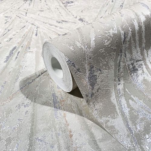 Designer Wallpaper Papis Loveday Beige pearl Leaf Pattern
