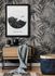Non-woven wallpaper Ivy leaves white gray 82272 Novamur 4