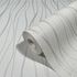 Non-woven wallpaper Ivy waves structure white beige Novamur 2