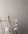 Non-woven wallpaper Ivy waves structure white beige Novamur 3