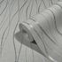 Non-woven wallpaper Ivy waves structure gray 82320 2
