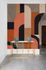 Wall mural non-woven Grandeco red gray graphic A51901 2