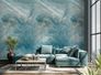 Non-woven Wallpaper Grandeco Blue Marble Optics A54202 2