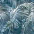 Non-woven wallpaper Nomad Blue Leaves 170705 Grandeco 1