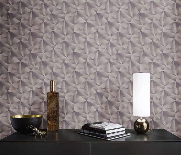 
Non-woven wallpaper Erismann Triangles Grey 10106-34