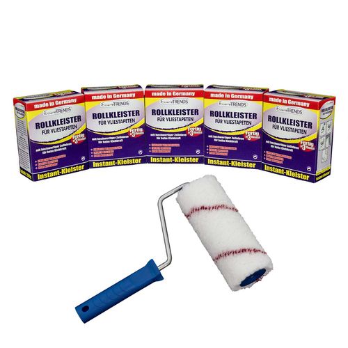 Wallpaper Paste + Paste Roller Set 1 kg Non-Woven
