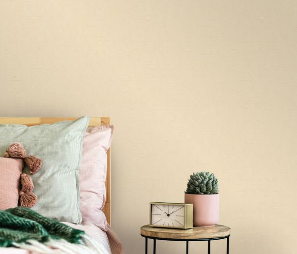 Non-woven wallpaper beige metallic texture 10260-02