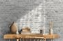Non-woven wallpaper A.S. Creation 38829-4 White stone wall 3