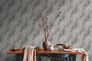 Non-woven wallpaper 38817-4 Dark grey marbled 1