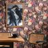 Non-woven wallpaper 38821-1 Black Red Flowers 5
