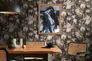 Non-woven wallpaper A.S. Creation Brown White Flowers 4