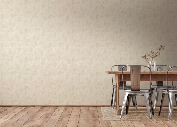 Non-woven wallpaper 38823-7 Beige plaster look