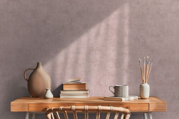 Non-woven wallpaper 38826-3 Pink Gold Graphic