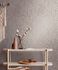 Non-woven wallpaper A.S. Creation grey Rosegold leaves 4