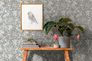 Non-woven wallpaper A.S. Creation 38831-4 grey Silver Leaves 5