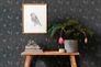 Non-woven wallpaper 38832-5 black gold texture 5
