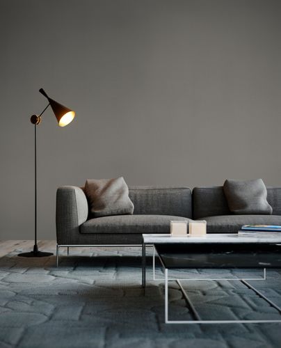 Non-woven wallpaper textile look grey 38744-8 AS Creation