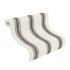 Non-woven wallpaper Rasch stripes white black 555639 3