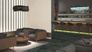 Non-woven wallpaper Rasch stripes white black 555639 4