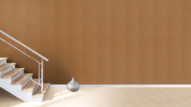 Non-woven wallpaper 537734 Rasch Uni lines brown