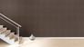 Non-woven wallpaper 537758 Rasch Uni lines Brown Black 1