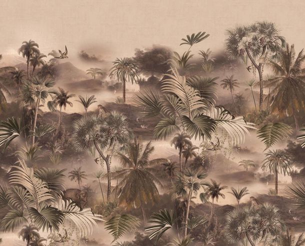 Wall mural 543629 Rasch Jungle Beige Brown