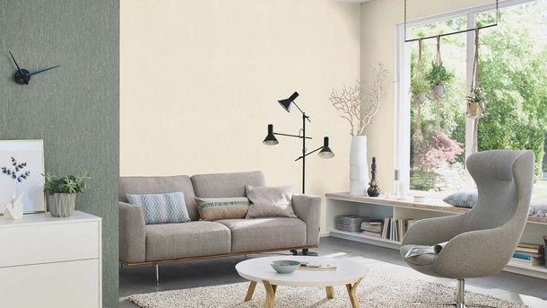 Rasch non-woven wallpaper textile optics beige pearl beige