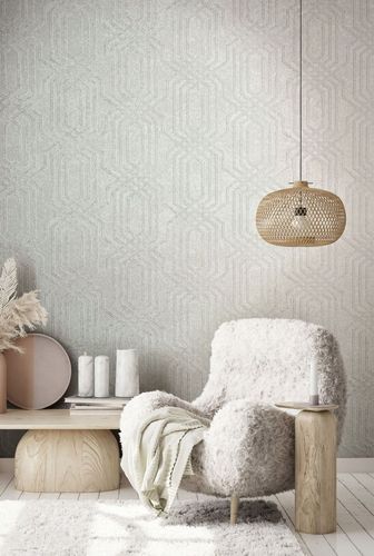 Non-woven wallpaper 34044 graphic beige Marburg