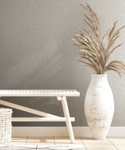 Non-woven wallpaper 34026 plain grey beige Marburg