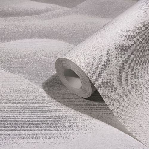 Non-woven wallpaper 34023 waves grey silver Marburg